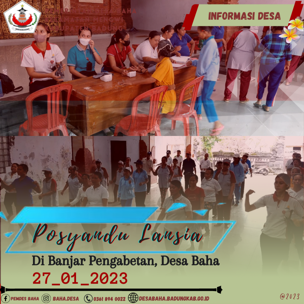 Posyandu Lansia di Br. Pengabetan